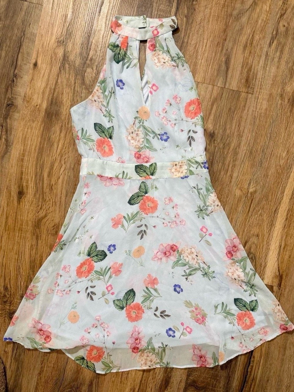 Express Floral Halter Dress Size 0